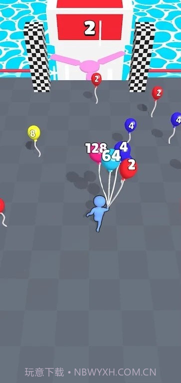 热气球赛2048截图1 热气球赛2048截图1
