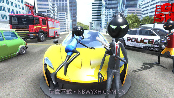 火柴人绳索超人截图1