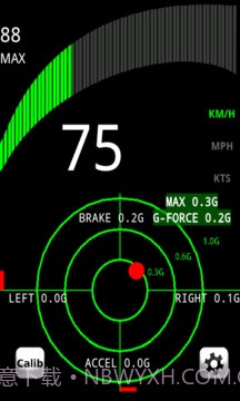车速表与G力截图1
