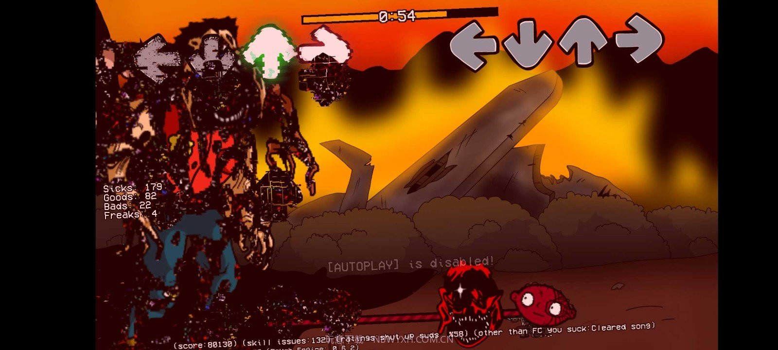 fnf曼德拉记录伪人天使模组截图1 fnf曼德拉记录伪人天使模组截图1