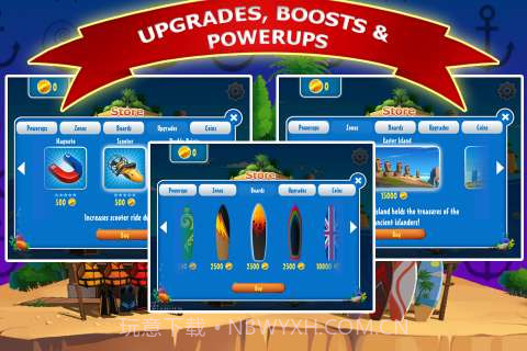 冲浪万岁 Banzai Surfer Free截图5 冲浪万岁 Banzai Surfer Free截图5