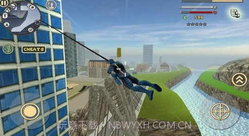 绳索英雄副镇截图1 绳索英雄副镇截图1