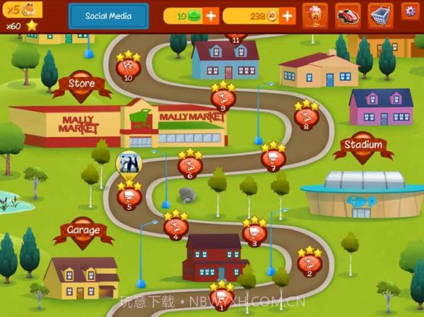 加菲猫卡丁车截图2