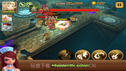 Line魔物学院 LINE Touch Monsters截图4 Line魔物学院 LINE Touch Monsters截图4