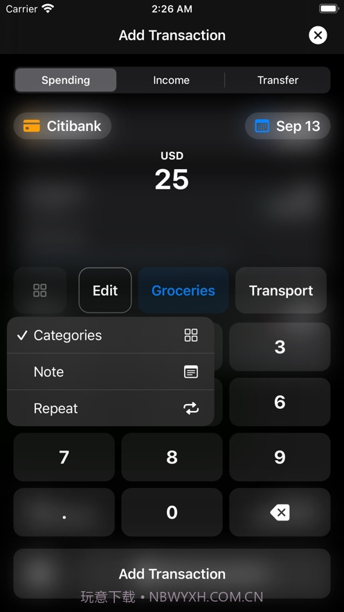Spendy(记账软件)截图1 Spendy(记账软件)截图1