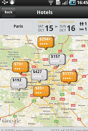 kayak航班酒店搜索截图3