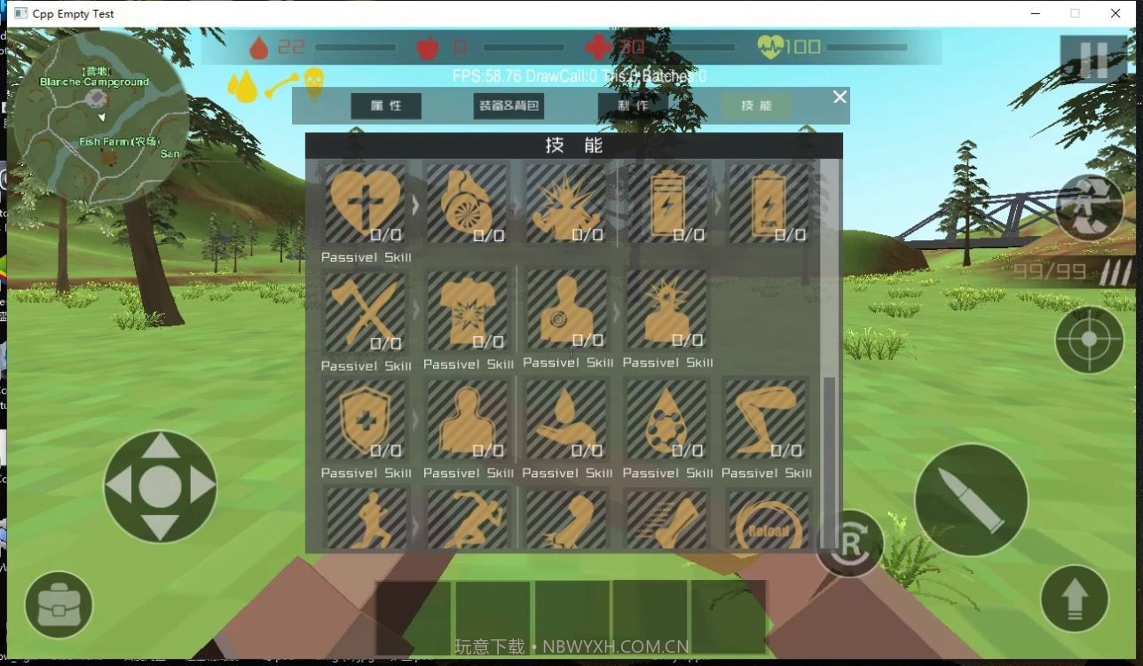 僵尸猎人像素生存内置菜单截图1 僵尸猎人像素生存内置菜单截图1