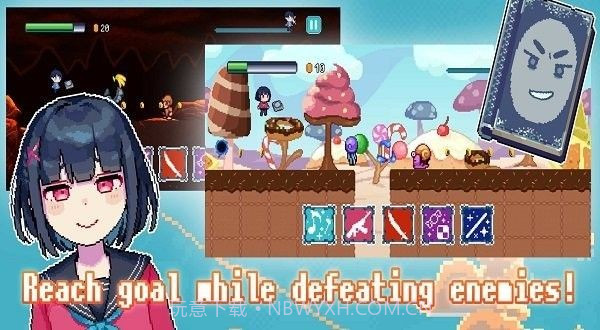 像素艺术跑步截图2