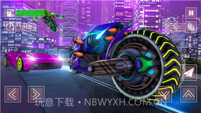 未来混乱城市飞车截图1