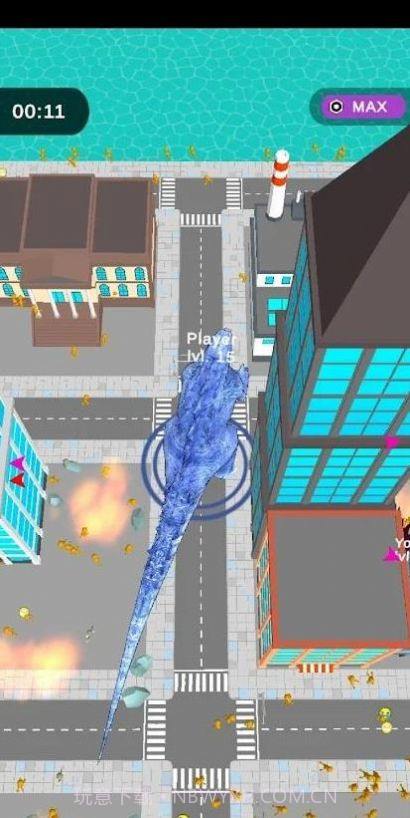 怪兽破坏竞技场(Kaiju Rampage IO)v0.1截图2 怪兽破坏竞技场(Kaiju Rampage IO)v0.1截图2