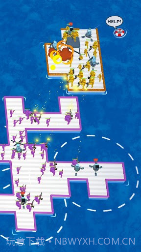 木筏战争疯狂海战截图2