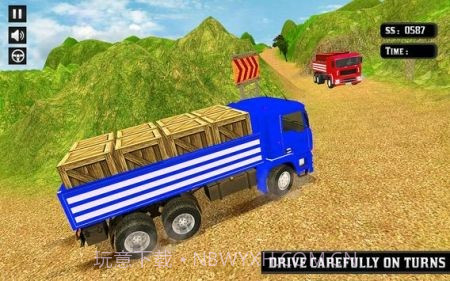 印度卡车山路3D截图2