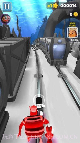 地铁跑酷黑白深海3.9.0截图1