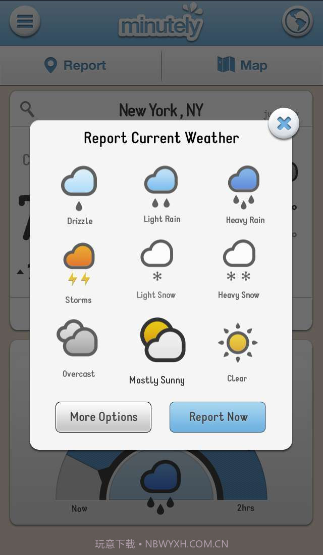 Minutely天气截图3