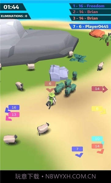 拥挤的牧场截图4