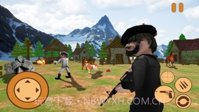 迷你牛仔狙击兵3D截图2 迷你牛仔狙击兵3D截图2