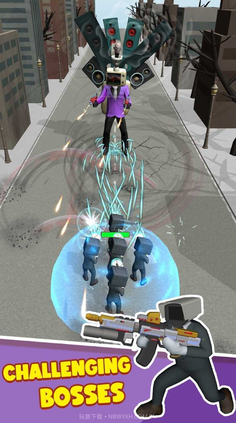 厕所怪物奔跑射手截图1 厕所怪物奔跑射手截图1