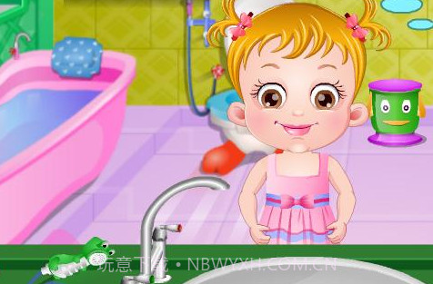 可爱宝贝浴室清洁截图4