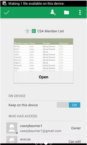 Google表格:Google Sheets截图3 Google表格:Google Sheets截图3