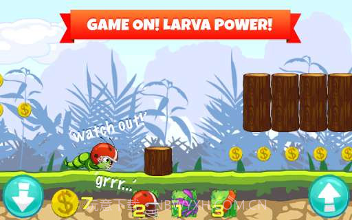 疯狂幼虫 Crazy Larva Run截图1 疯狂幼虫 Crazy Larva Run截图1