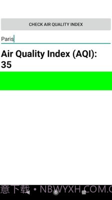 空气质量指数截图1 空气质量指数截图1