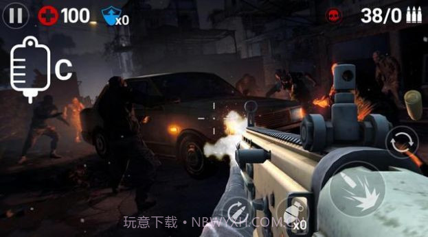枪机射击僵尸截图2