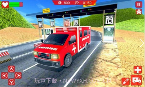救护车驾驶模拟器截图1 救护车驾驶模拟器截图1