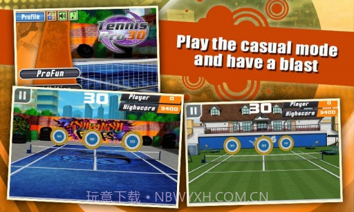 3D网球 Tennis Pro 3D截图3
