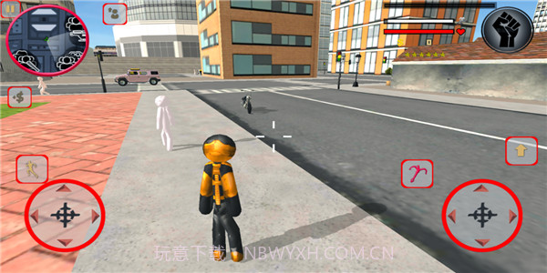 火柴人城市绳索飞人截图3