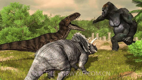 猩猩斗恐龙截图2