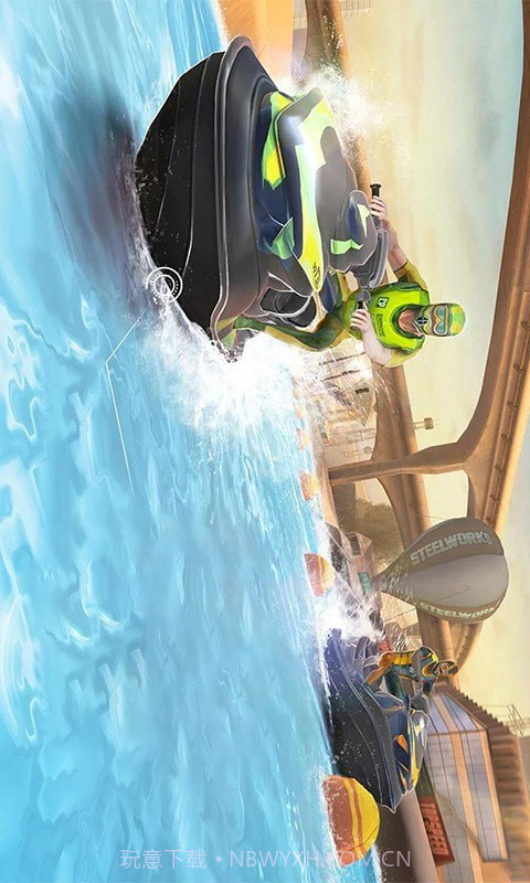 模拟水上特技摩托手机版截图3