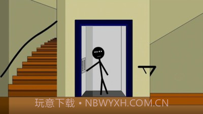 火柴人电梯逃生截图1