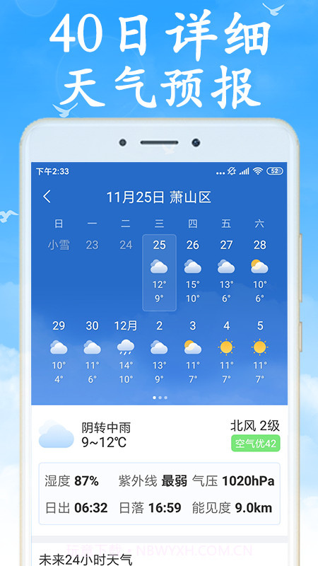 阴晴天气盒截图2