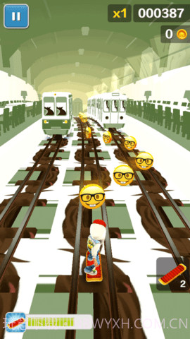 地铁跑酷闲树之城魔改版截图2 地铁跑酷闲树之城魔改版截图2