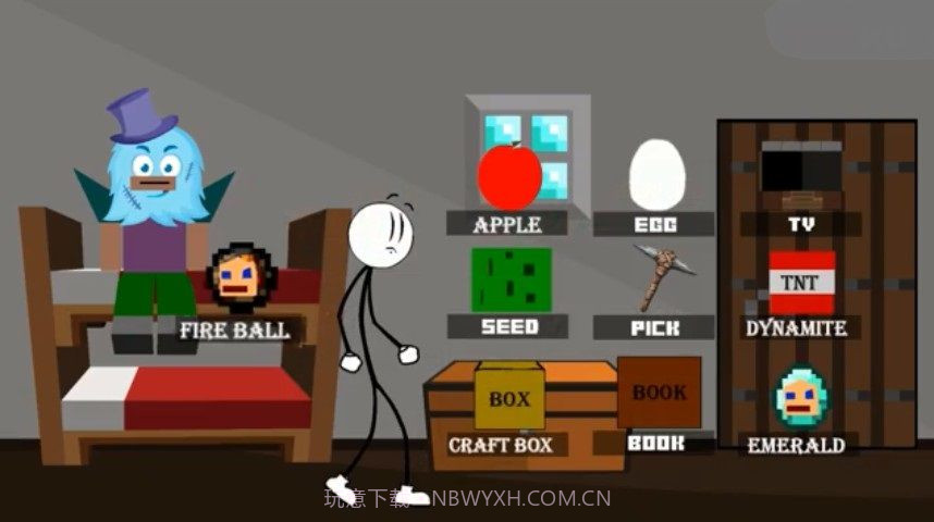 火柴人逃离我的世界截图4