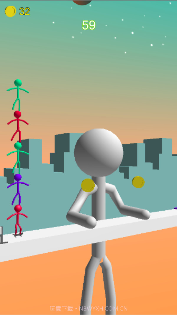 火柴人堆叠大赛截图1