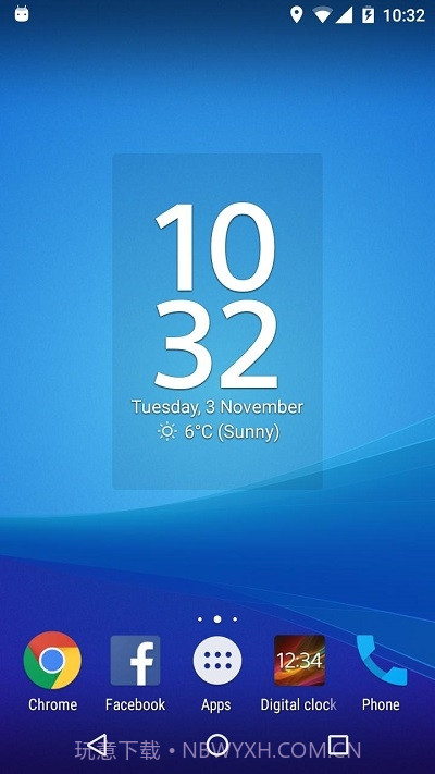 Xperia数字时钟(Digital clock Xperia)截图2 Xperia数字时钟(Digital clock Xperia)截图2