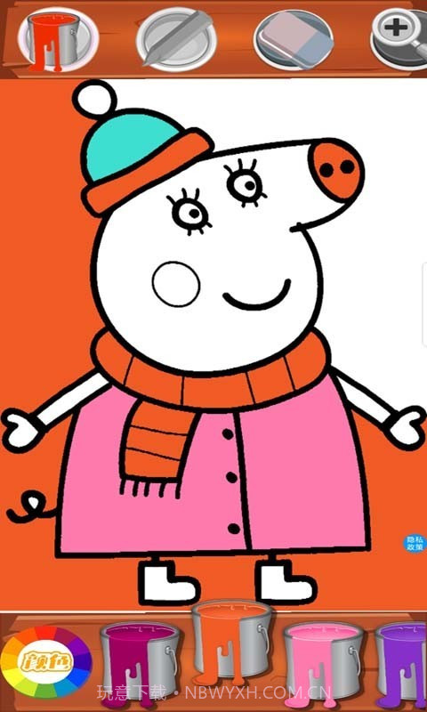 小猪佩奇涂鸦画本截图1