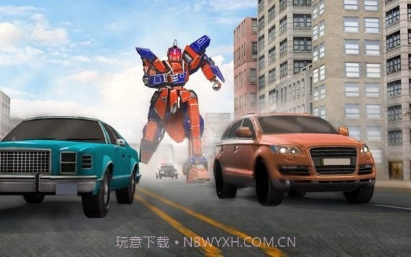 超级英雄机器人战斗截图2