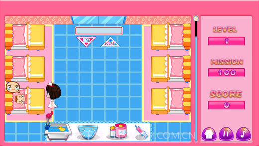 儿童医院婴儿护理室单机游戏截图3