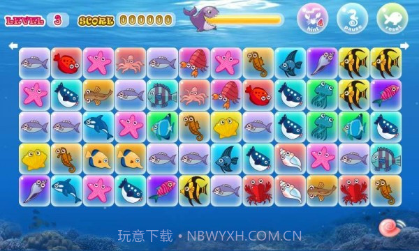 水族连连看截图1 水族连连看截图1