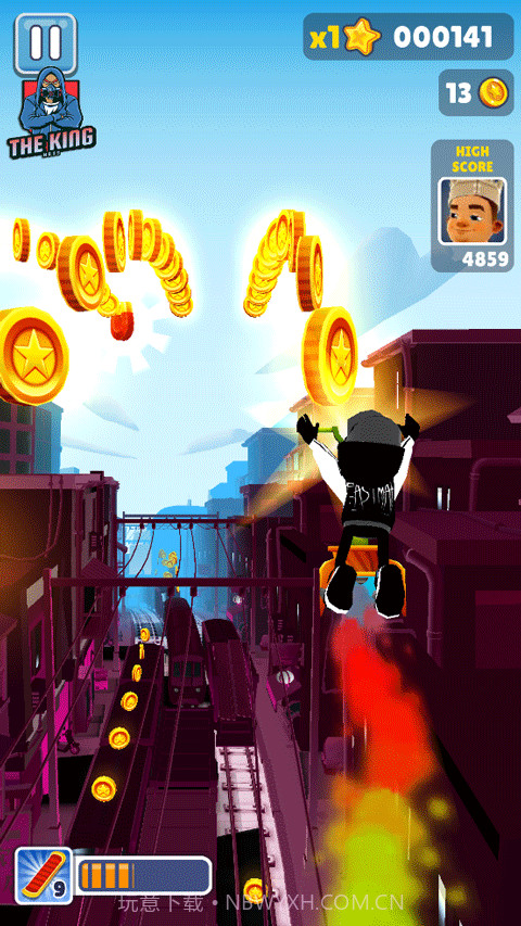 地铁跑酷秦始皇顶尖深圳版截图3 地铁跑酷秦始皇顶尖深圳版截图3