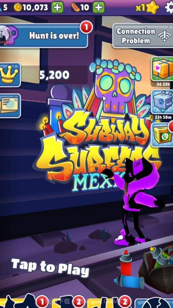 地铁跑酷紫色拖尾杰克魔改版截图2 地铁跑酷紫色拖尾杰克魔改版截图2