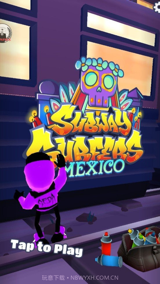 地铁跑酷紫色拖尾杰克魔改版截图3 地铁跑酷紫色拖尾杰克魔改版截图3