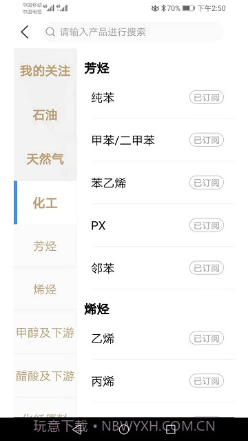 中宇资讯化工网截图3