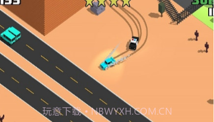 像素公路狂飙之玩命速递手机版截图3 像素公路狂飙之玩命速递手机版截图3