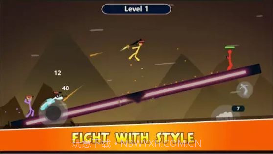 火柴人对决超级武士截图1
