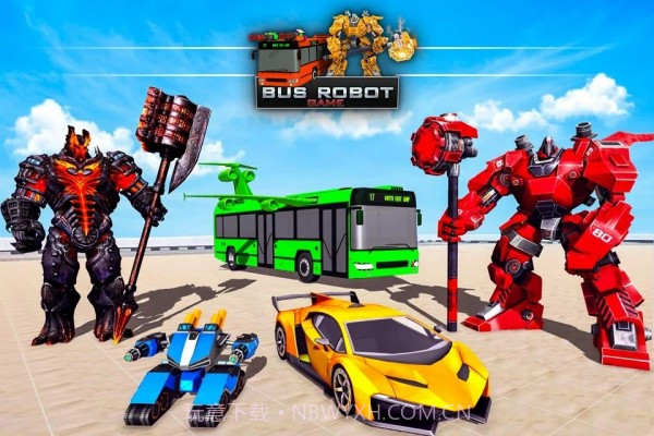 飞行巴士机器人车截图1