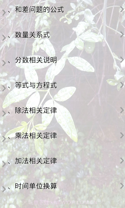 小学数学公式大全截图3 小学数学公式大全截图3