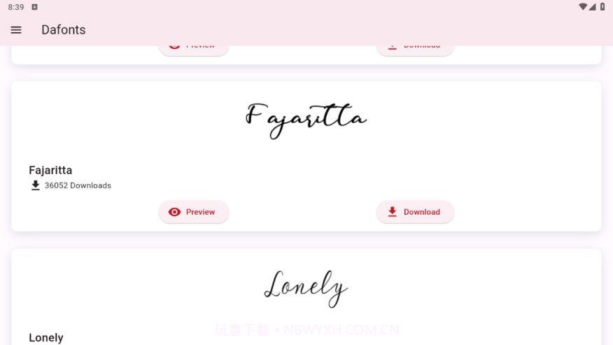 DaFont字体截图2